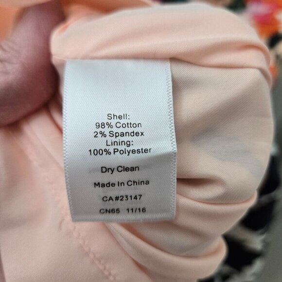 Talbots Midi Dress Womens 2P Petites Pink Black Floral Pleated A-line Tradwife - Picture 13 of 13